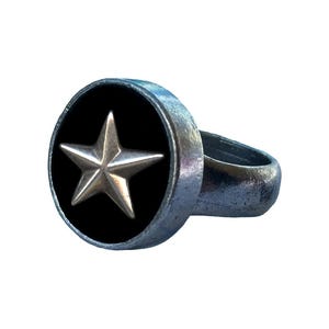 Shadow Box Western Star Ring, Cowgirl, Cowboy, Southwest Style