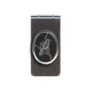 Socorro Mockingbird Money Clip - Handcrafted Elegance for the Distinguished - Classic Accessories