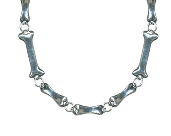 Rockware Bone Choker Necklace | Punk Rock Style Jewelry | Made in USA
