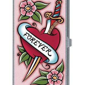Estojo para cartão Dagger Heart-Retro