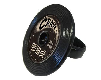 Crave Retro Record Ring | Statement Jewelry | Made in USA