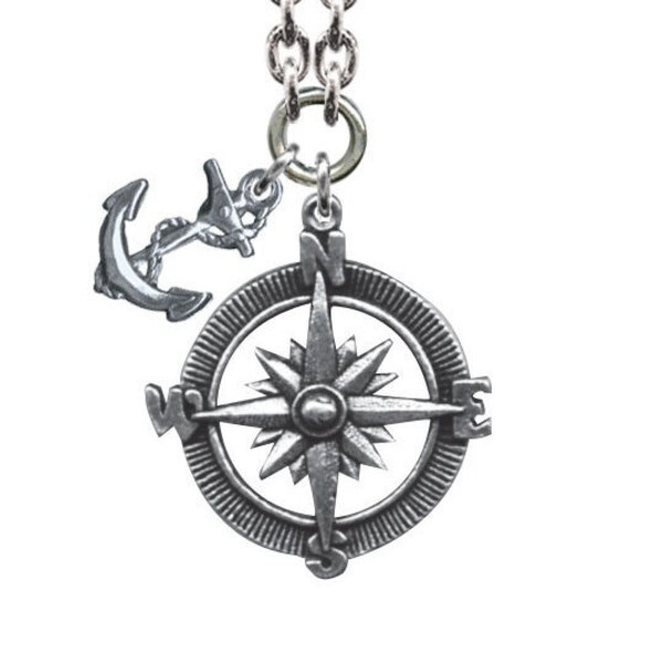 Anchor Compass Etsy