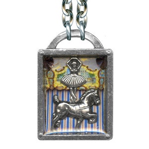 Circus Story Box Necklace SB112-N-SC