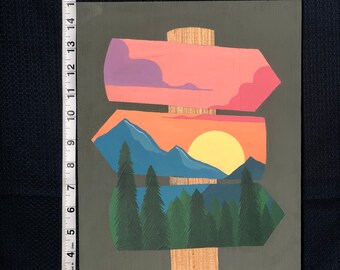 Get outside on wood plank