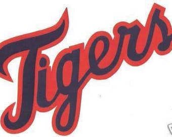 Huge Detroit Tigers Iron On Patch 6 x 10.5