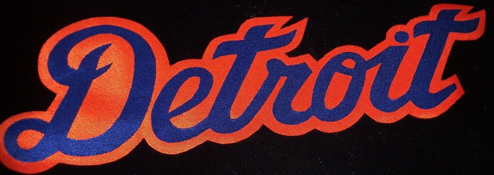 Huge Detroit Tigers Iron on Patch 