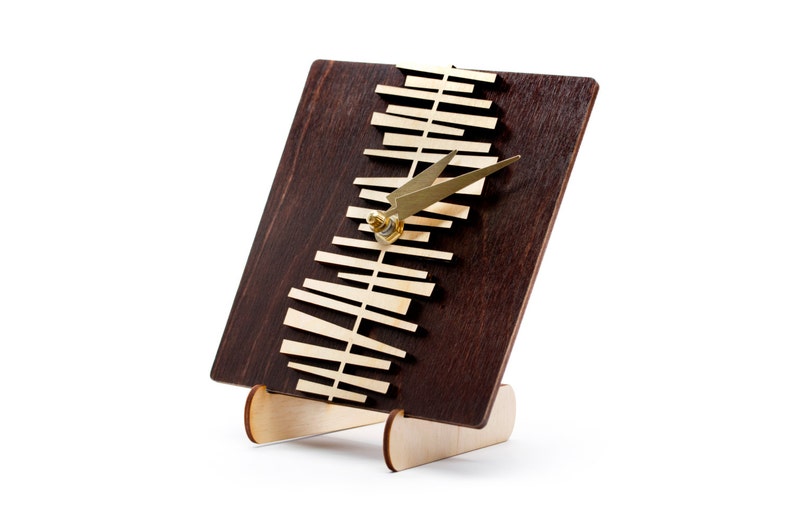 Desk Clock Sticks 6 Laser Cut Wood Desk Clock Sticks 6 Laser Cut Wood