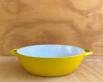 Yellow Enamel Cast Iron M3 Casserole Dish - Michael Lax for Copco