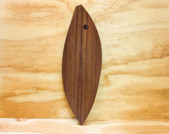 Vintage Modernist Fish Teak Tray, Made in Japan