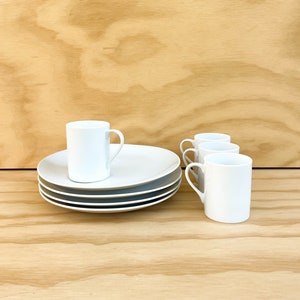 Set of 4 LaGardo Tackett Coffee and Cake - Cups and Plates for Schmid, Japan