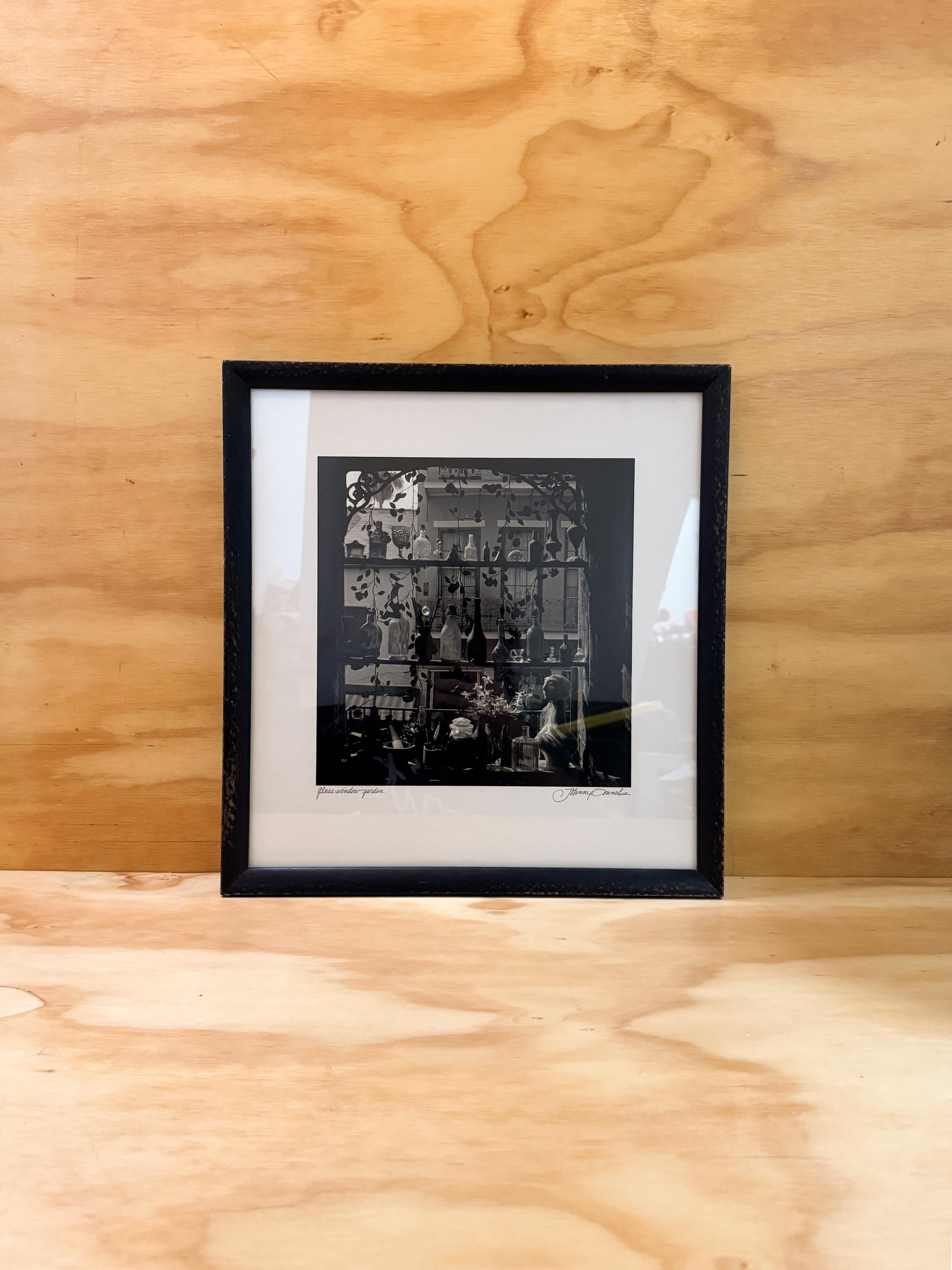 John Donnels, "Glass Window Garden" Framed Photo