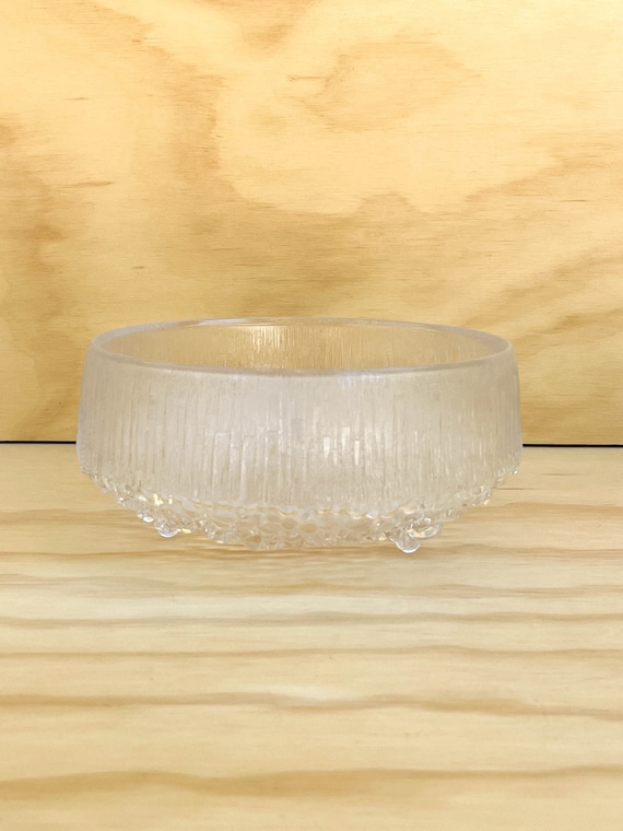 Iittala Glass Ultima Thule Bowl by Tappio Wirkkala Etsy