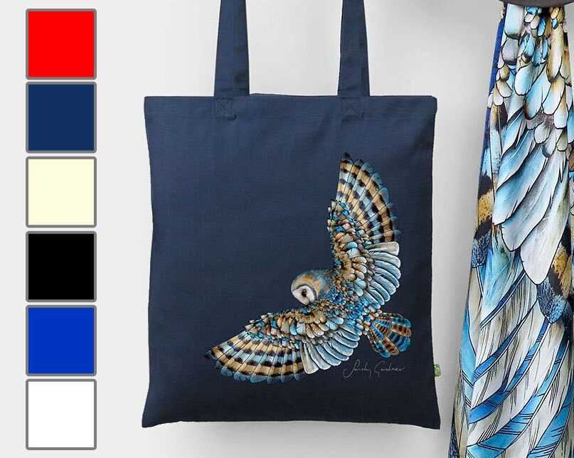 Premium Quality Organic Owl bag, tote, bird bag, wing bag, feather bag, animal, owl handbag, owl pur