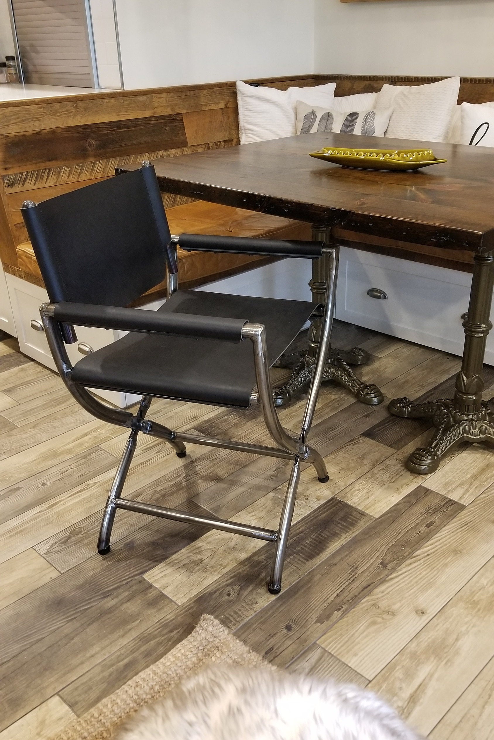 Leather directors dining chair deals