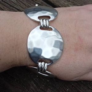 Chain bracelet, silver plated bracelet, silver bracelet, boho bracelet, uno de 50 style link bracelet, women&#39;s bracelet, adjustable bracelet