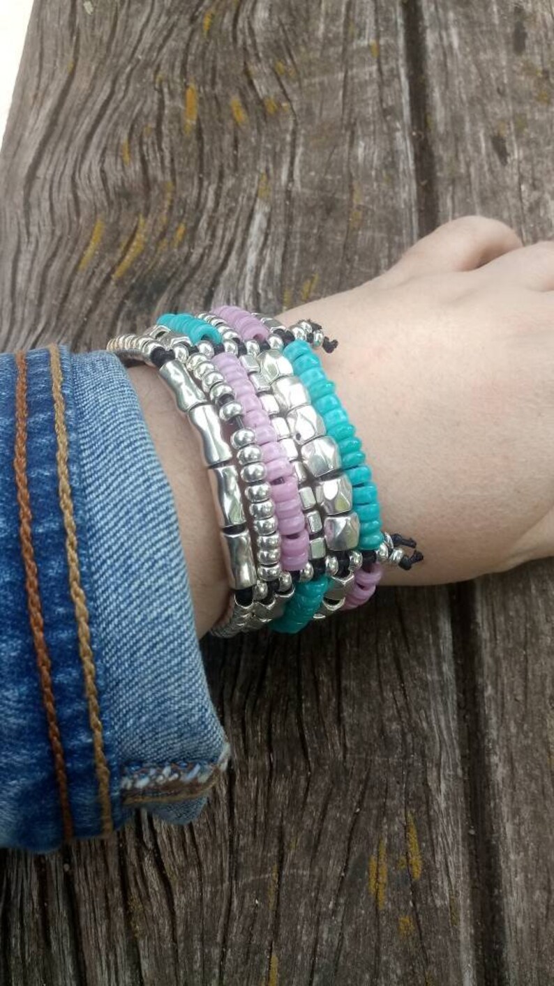 bracelets for women boho bracelet crystal pink bracelet bohemian bracelet uno de 50 style