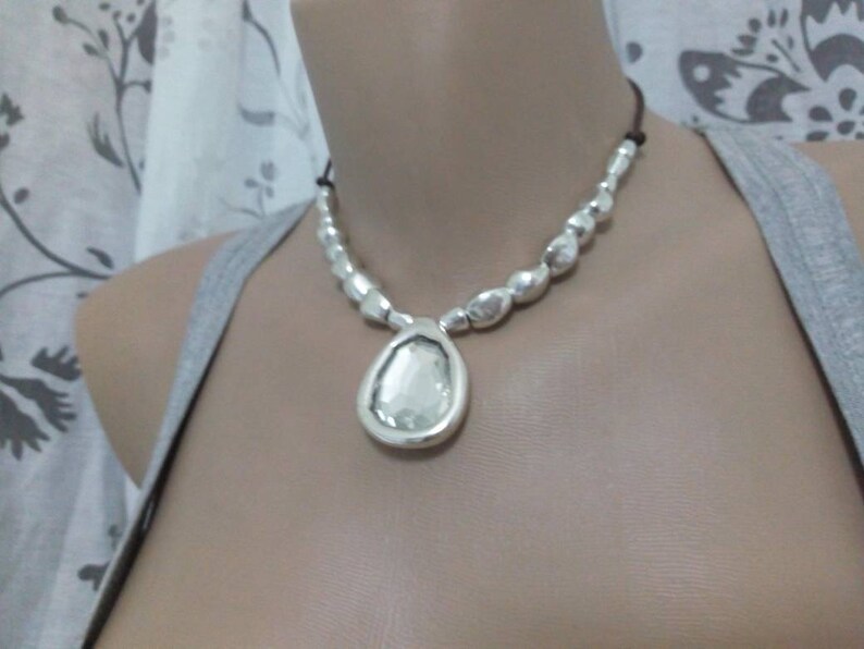 crystal necklace women jewelry uno no de 50 jewelry
