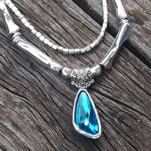 Womens necklace,crystal necklace  for women,uno de 50 style necklace,beaded necklace,silver necklace,swarovski necklace,leather necklace