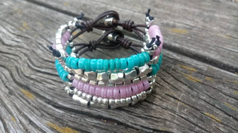 bracelets for women boho bracelet crystal pink bracelet bohemian bracelet uno de 50 style