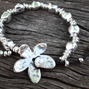 Womens jewelry, woman jewelry,  flower bracelet, zamak bracelet, woman bracelet, bracelet , boho , bracelets for women