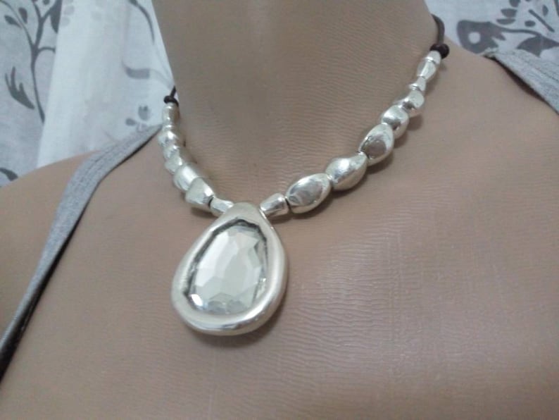 crystal necklace women jewelry uno no de 50 jewelry