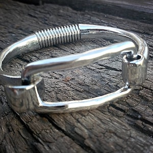 Pulsera de mujer, pulsera de clavos de plata, pulsera, pulsera de REGALO, pulsera de clavos de puño, pulsera de puño