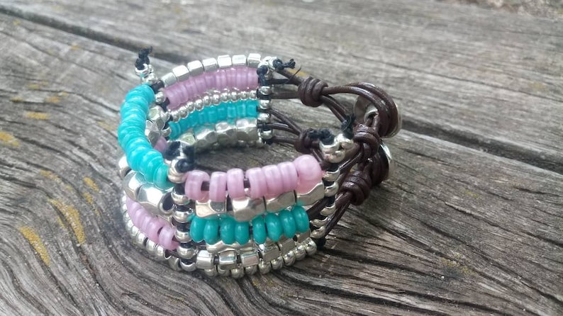 bracelets for women boho bracelet crystal pink bracelet bohemian bracelet uno de 50 style