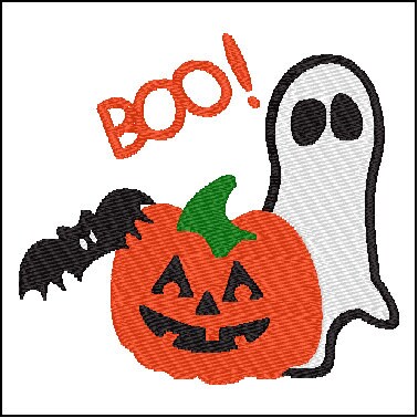 Halloween Embroidery Design 2 sizes | Etsy