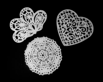 ASSORTED DOILIES FOR Cupcake Or Cookies - Engagement, Chinese New Year, Birthday, Baby/Bridal Shower