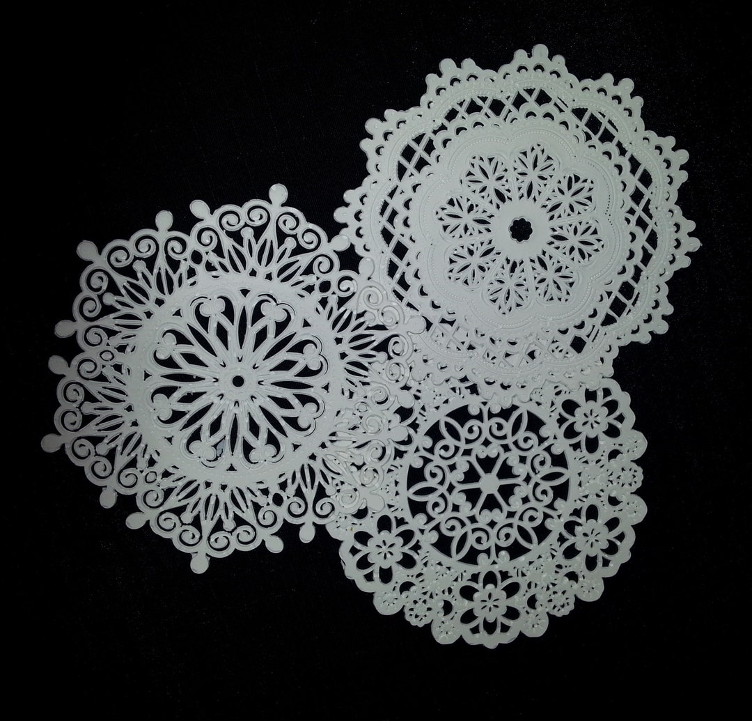Assorted Edible Sugar Lace Doilies Etsy