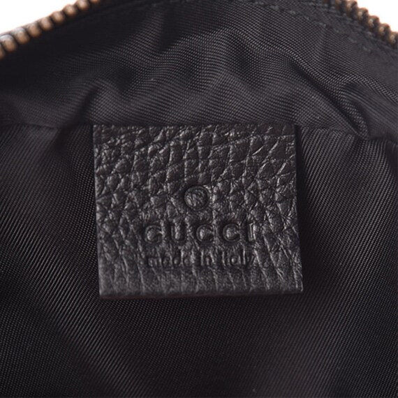 Gu/c-ci Soho embossed logo tassel pendant leather… - image 5