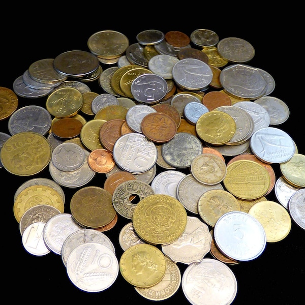 Bag of Mystery Coins from Around the World - Great for beginner coin collection