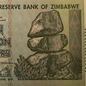 10 Trillion Uncirculated ZIMBABWE DOLLAR AA 2008 for Collectors