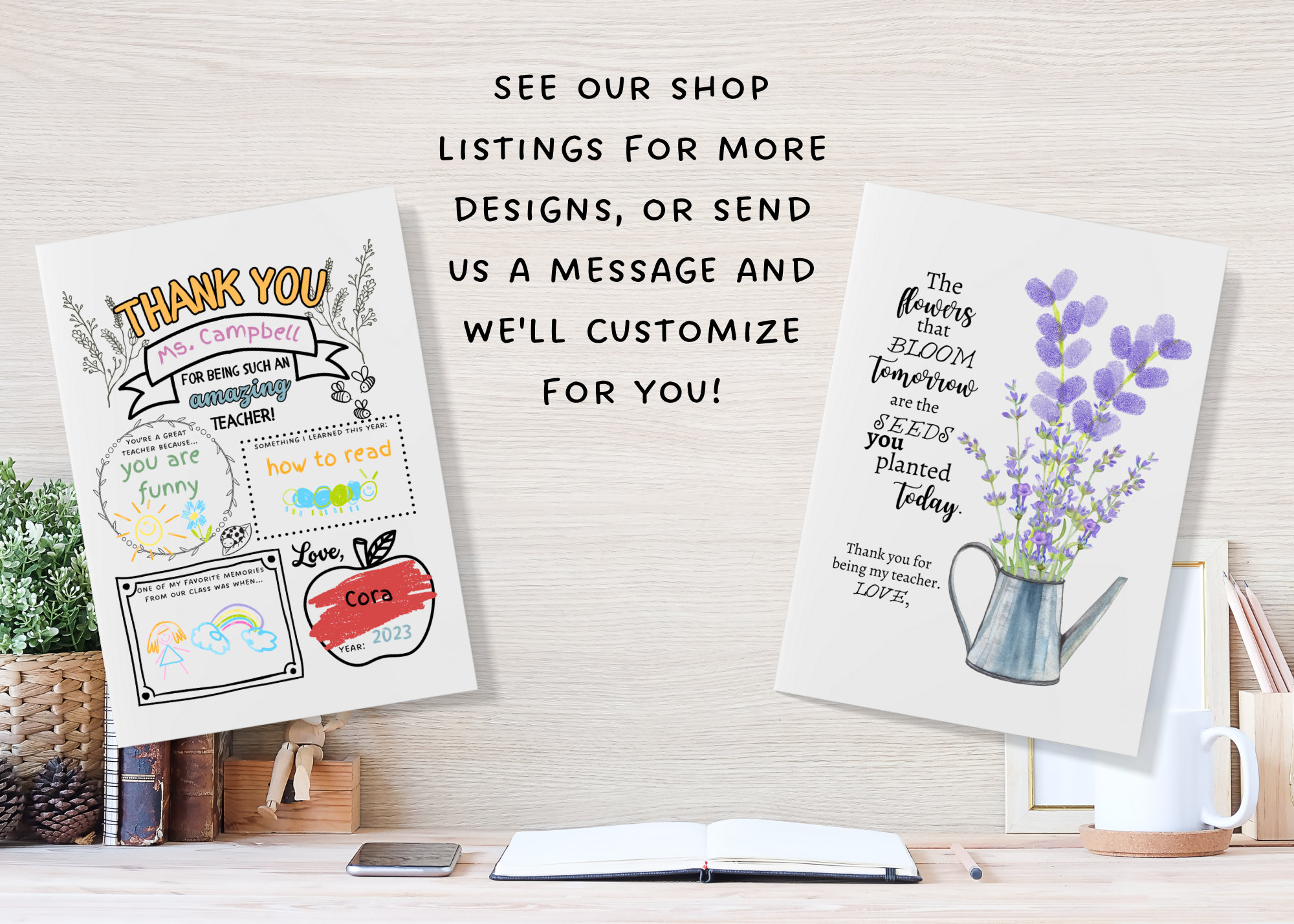 Teacher Appreciation Gift From Student, Printable Teacher Handprint Art ...