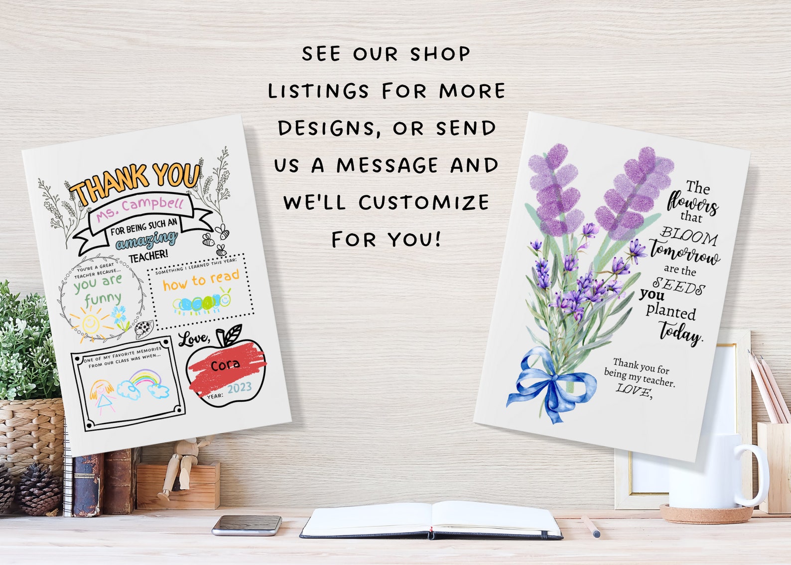 Teacher Appreciation Gift From Student, Printable Teacher Handprint Art ...