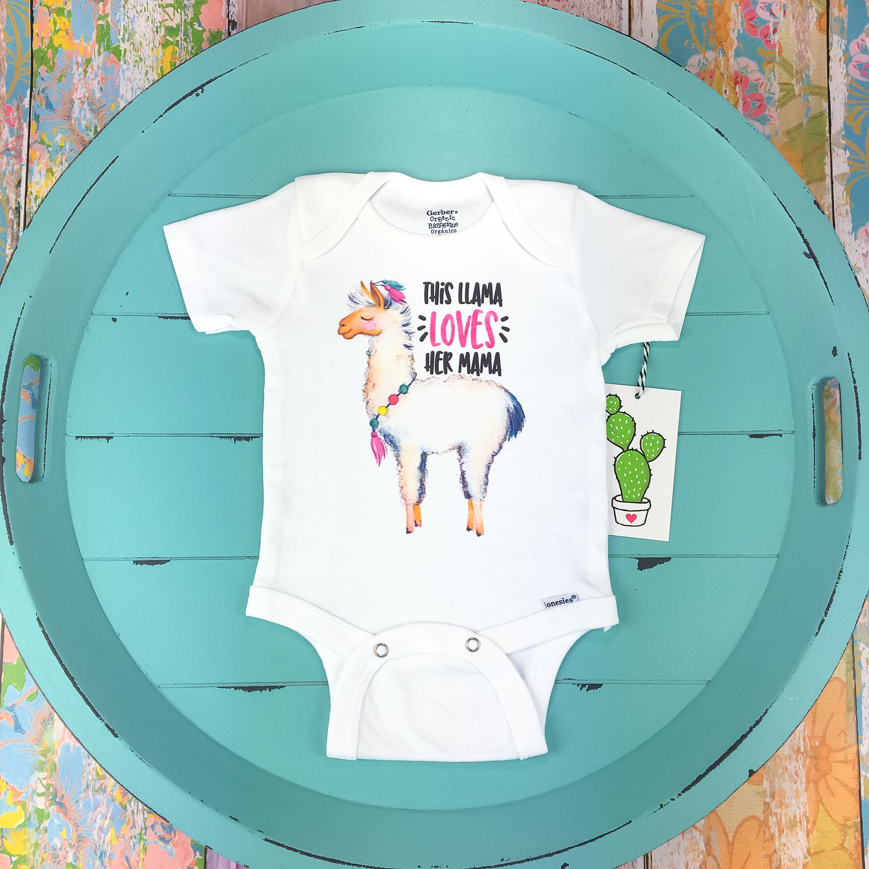 Llama Onesie Mom Onesie Funny Baby Onesie Llama Gift Llama Etsy