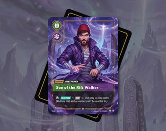 Custom Riftbound Card | Fan Made Trading Card with Photo | Riftbound TCG Artwork | Personalized League of Legends