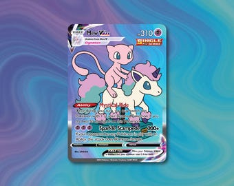 Mew VMAX | Custom Pokemon Alternate Card Art Proxy - Etsy Canada