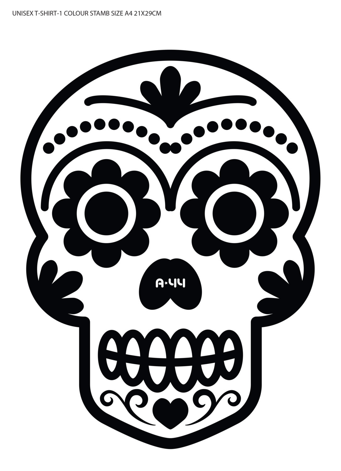 Dia de los muertos SVGPDF cut file for cricut silhouette | Etsy
