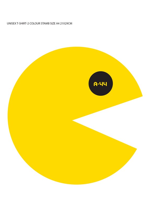 Pacman SVGPDF cut file for cricut silhouette Sublimation Etsy