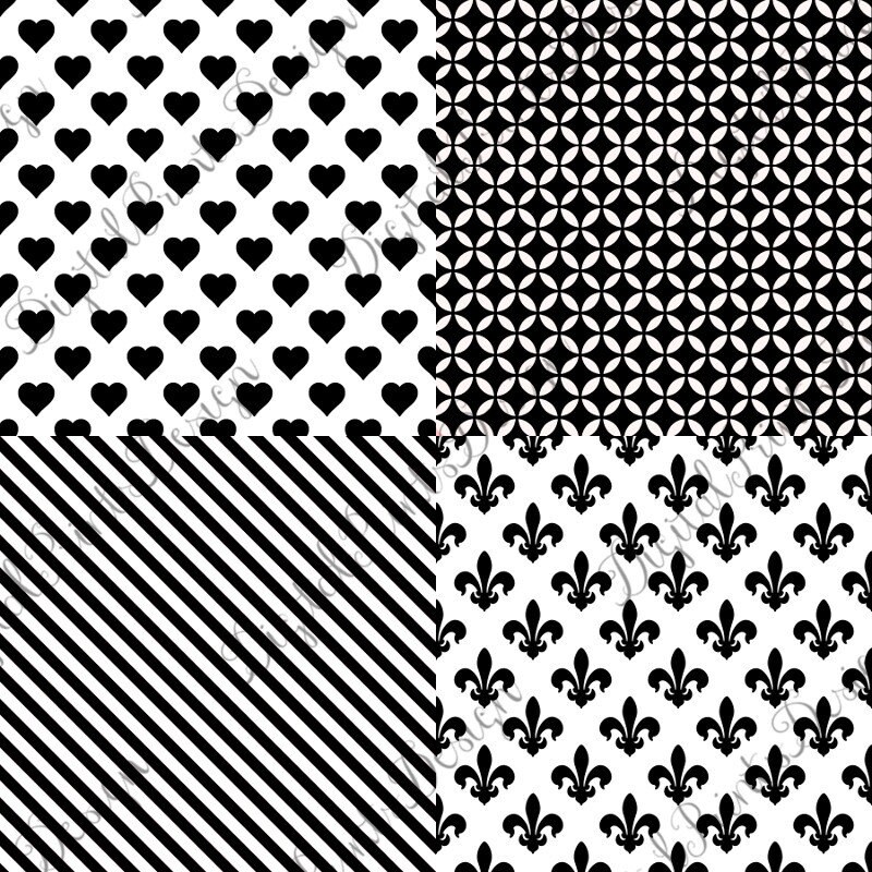 black-white-classic-pattern-digital-paper-printable-black-white-scrapbook-background-black-papers-cardscraft-supplies-300dpi-12-x12-p046-etsy for Free Printable Black And White Scrapbook Paper BLACK & WHITE Classic Pattern Digital Paper Printable Black White Scrapbook Background Black Papers Cardscraft Supplies 300dpi 12