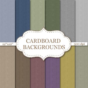CARDBOARD BACKGROUND Cartón Papel Digital Verde Amarillo Amarillo Textura en relieve papel digital Scrapbook papel 12"x12" #P027