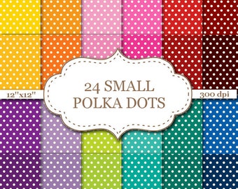 80 Rainbow Embossed Polka Dot Scrapbooking Papers Dotty - Etsy