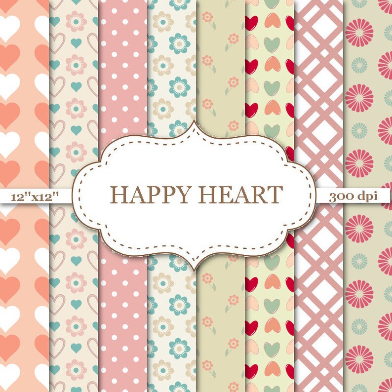 Lunares Corazón San Valentín Artesanía Adornos Scrapbooking Cardmaking 5 un