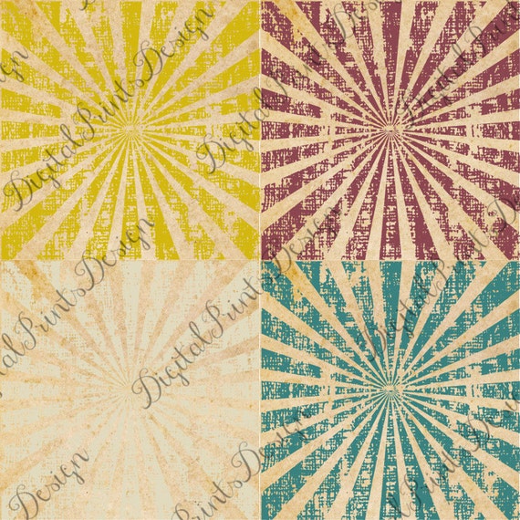 Troll Triangles - Sunburst I Troll Triangles - Sunburst I