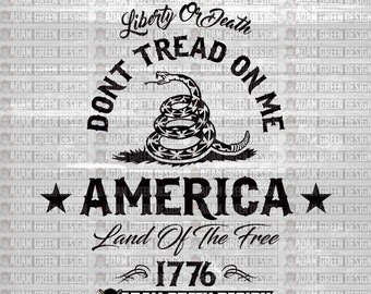 Dont Tread On Me Svg Etsy