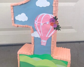 Custom number pinatas/ single digit pinata / first birthday pinata /