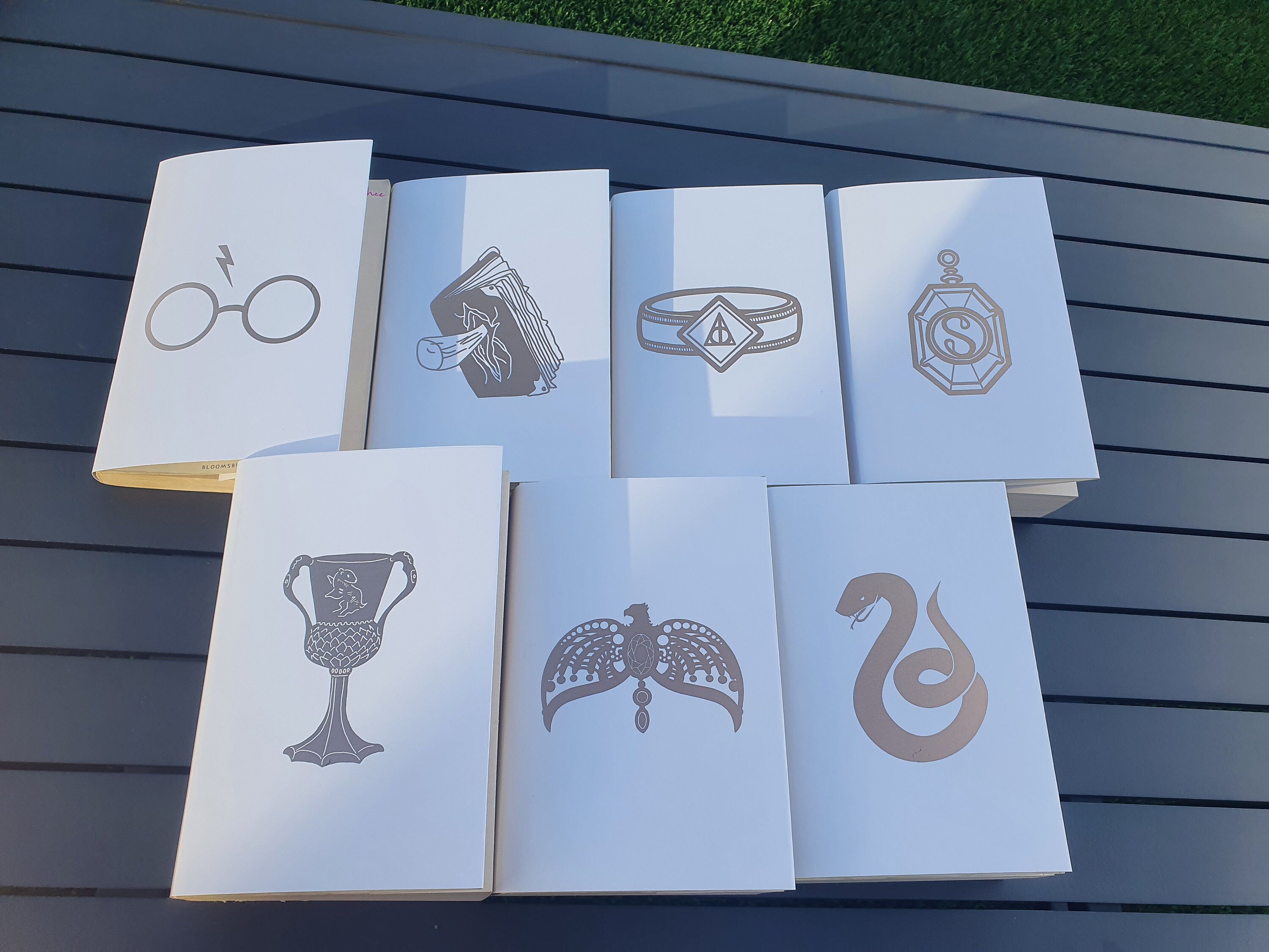 Harry Potter Dust Jackets Horcrux Etsy