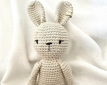Simple bunny, crochet bunny, simple crochet bunny, organic cotton toy, bunny, ECO friendly