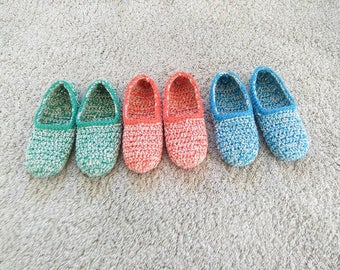 Women slippers, crochet slippers, gift for women, spring gift, gift for her, women gift, birthday gift, natural cotton, slippers